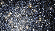 Panning across VISTA?s infrared image of the globular star cluster Messier 55