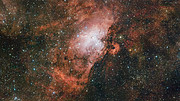 Oblast Orlí mlhoviny pohledem dalekohledu VST