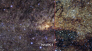 A região central da Via Láctea observada com o VISTA e o HAWK-I