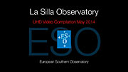 La-Silla-Observatorium UHD-Video-Zusammenstellung
