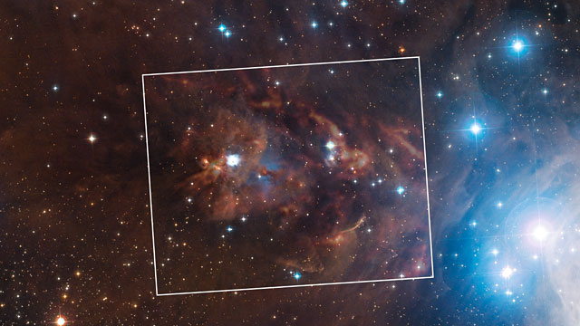 Inzoomen op de reflectienevel NGC 1999
