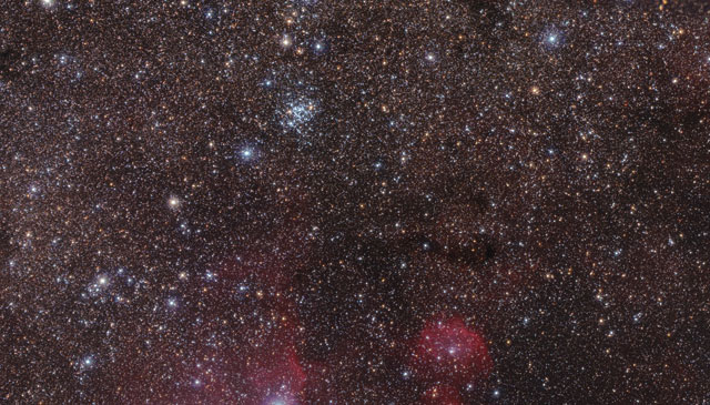 Zoom in på stjernehoben NGC 3766