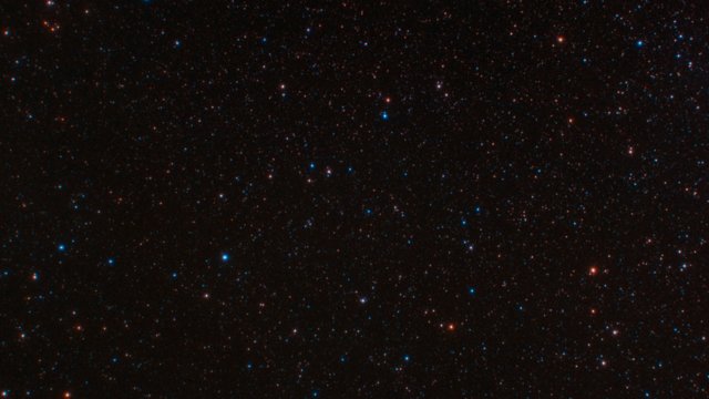 Zoom sull'ammasso di galassie della Fornace