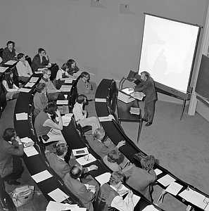 First Colloquium at ESO HQ, 1980.