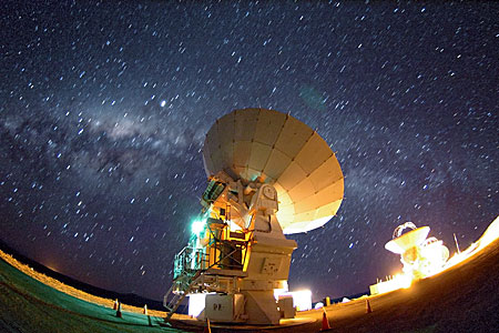 Milky Way above ALMA