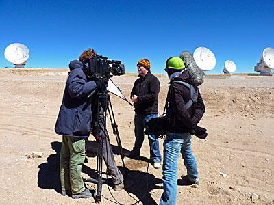 Filming Near ALMA