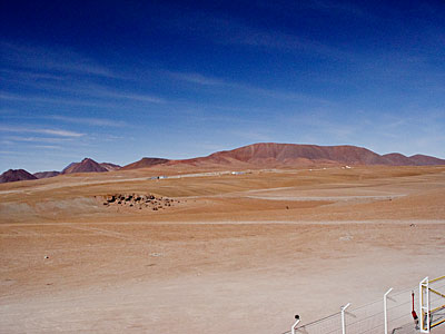The ALMA Site from APEX