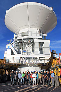 Posing by an Antenna