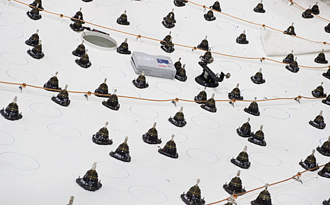 The Dish of a European Antenna takes shape