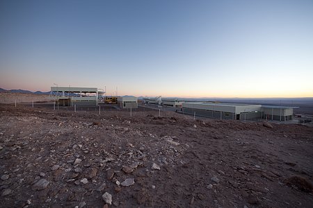 ALMA OSF after sunset