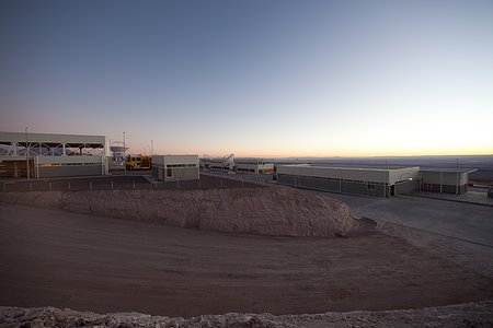 ALMA OSF after sunset