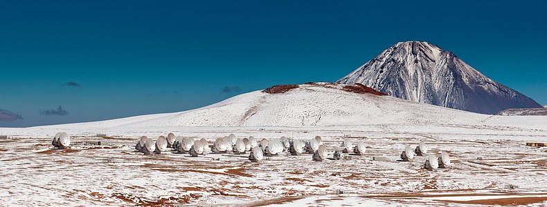 Snow-covered ALMA