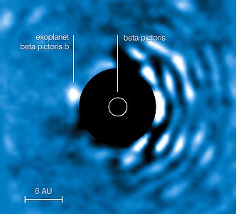 Planet Beta Pictoris Seen with the NACO APP (Annotated)