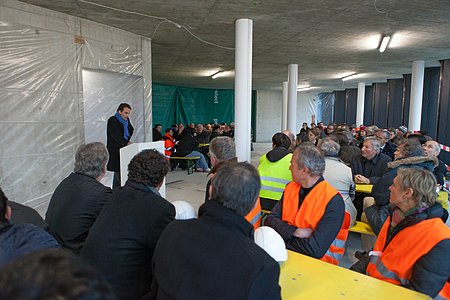 Richtfest marks successful progress with ESO extension building