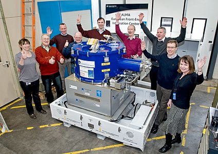 The final ALMA front end leaves for Chile