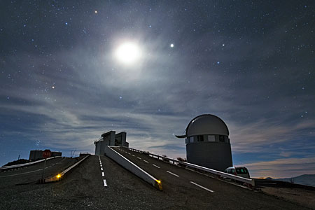 La Silla in moonlight