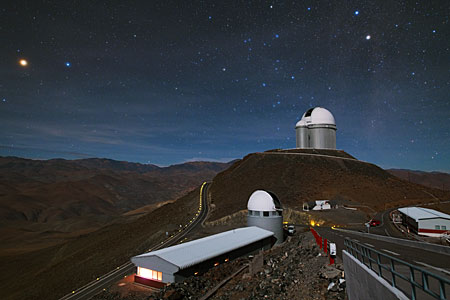Two domes in the Atacama desert