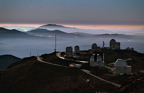 La Silla waking up