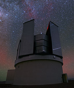 VISTA observing the sky