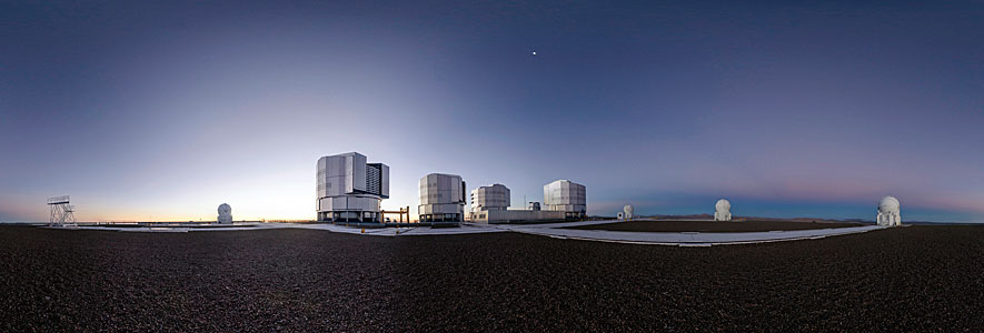 Sunset Panorama at the VLT