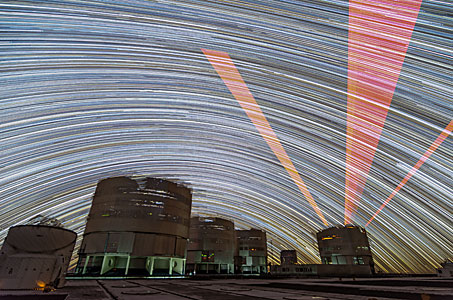 Laser Guide Star Trails