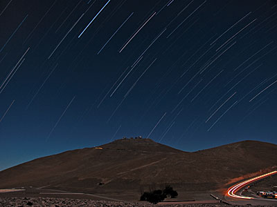 Startrails Over Paranal