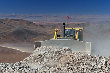 Bulldozer at work