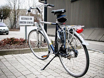 ESO Director General bike