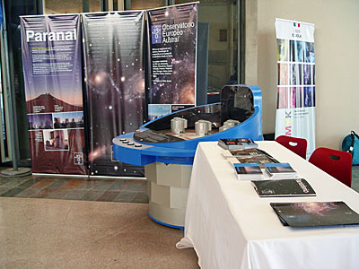 ESO stand at the Italian School in Santiago