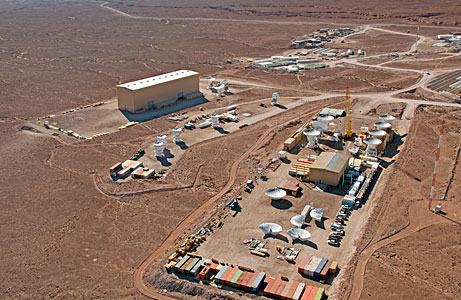 Antenna Integration Facilities at ALMA OSF