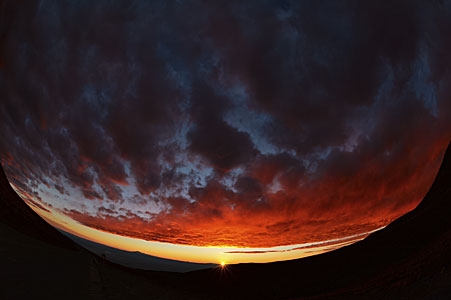 Sunset at Chajnantor
