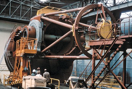 Main structure of the ESO 3.6-metre telescope