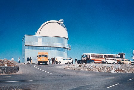 Visiting the ESO 1-metre Schmidt Telescope