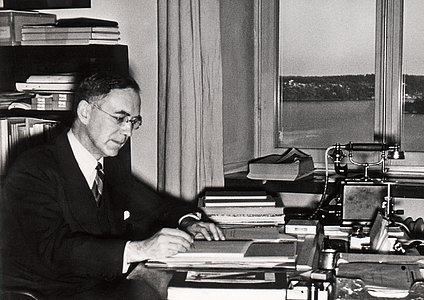 Bertil Lindbald, Director of the Stockholm Observatory