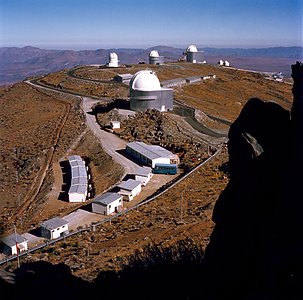 View of the La Silla Observatory from the 3.6 m Telescope