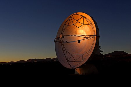ALMA antenna on display