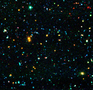 Distant Galaxies in "AXAF Deep Field"
