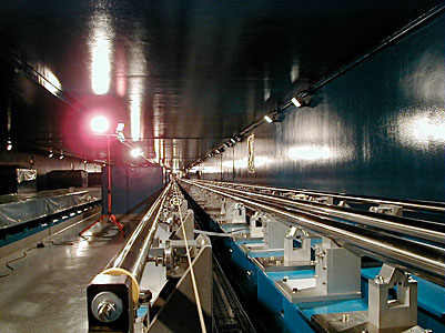 VLTI Delay Lines at the Interferometric Tunnel