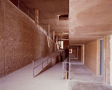 Ramps inside the Residencia.