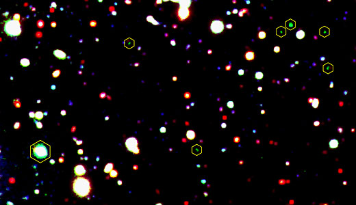 A Group of Objects at Redshift 3.04