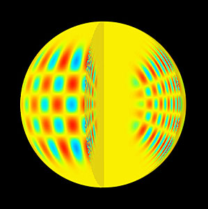 Oscillations in a Solar-like Star (artist’s impression)
