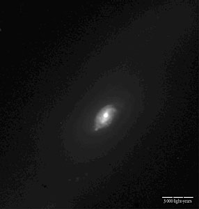 Centre of the Active Galaxy NGC 1808