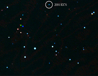 Asteroid "2001 KX76"