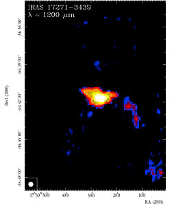 SIMBA image of the infrared source IRAS 17271-3439