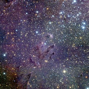Keimzellen der Sternentstehung im Adlernebel