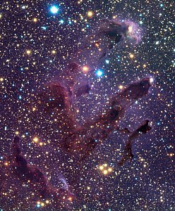 The ISAAC infrared images of Messier 16