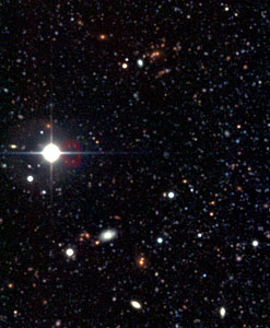 Distant galaxies in NGC 300 field