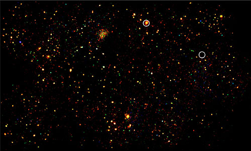First image from the XMM-LSS Wide-Field X-Ray Survey
