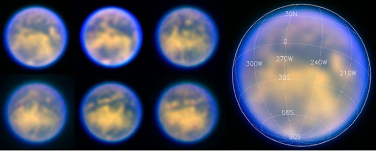 Six Nightly Views of Titan's Surface