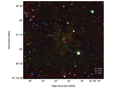 False Colour Image of XMMU J2235.3-2557